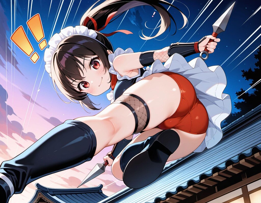 参上！忍ルマメイドさん！