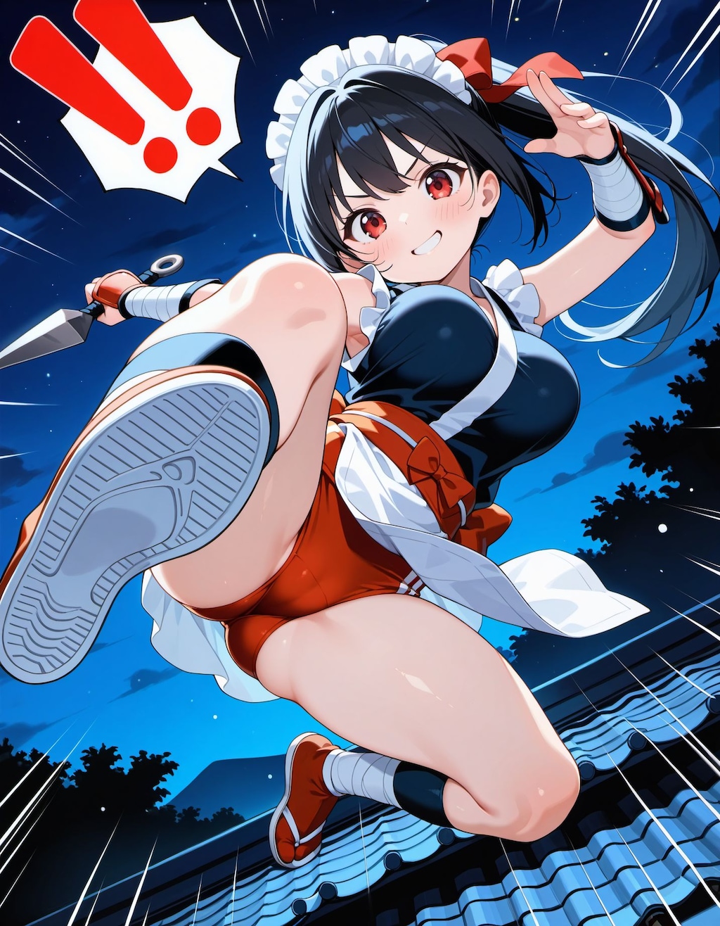 参上！忍ルマメイドさん！