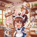 ウサ猫エルフ耳メイドちゃん 5枚目