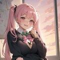 先輩の視線感じますよ♡ 4枚目