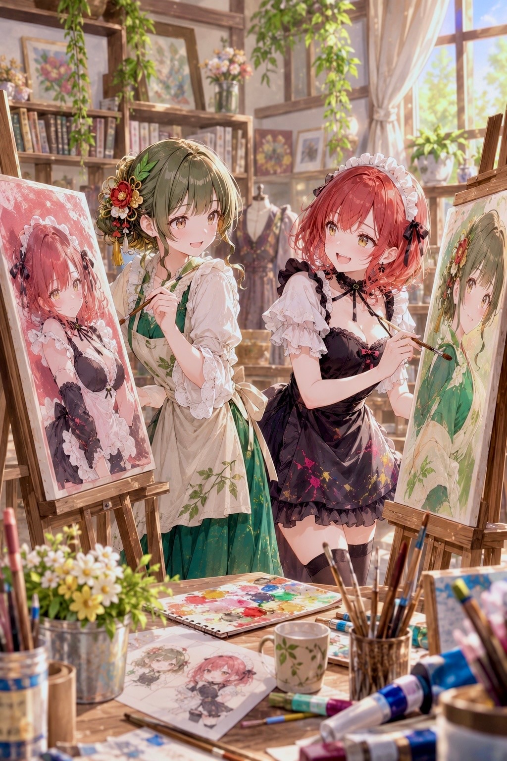 お互いのバナーとバニー