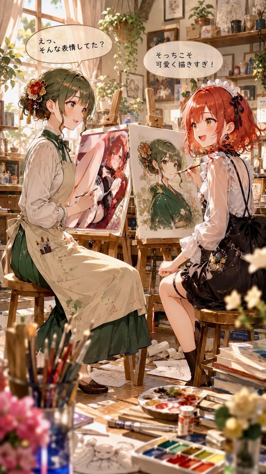 お互いのバナーとバニー
