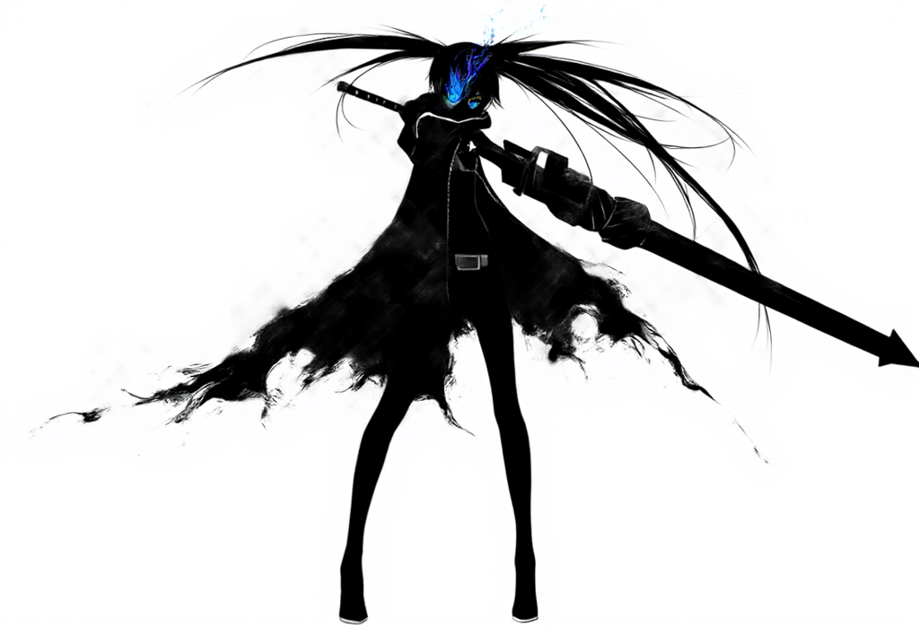 ブラック★ロックシューター　影絵2