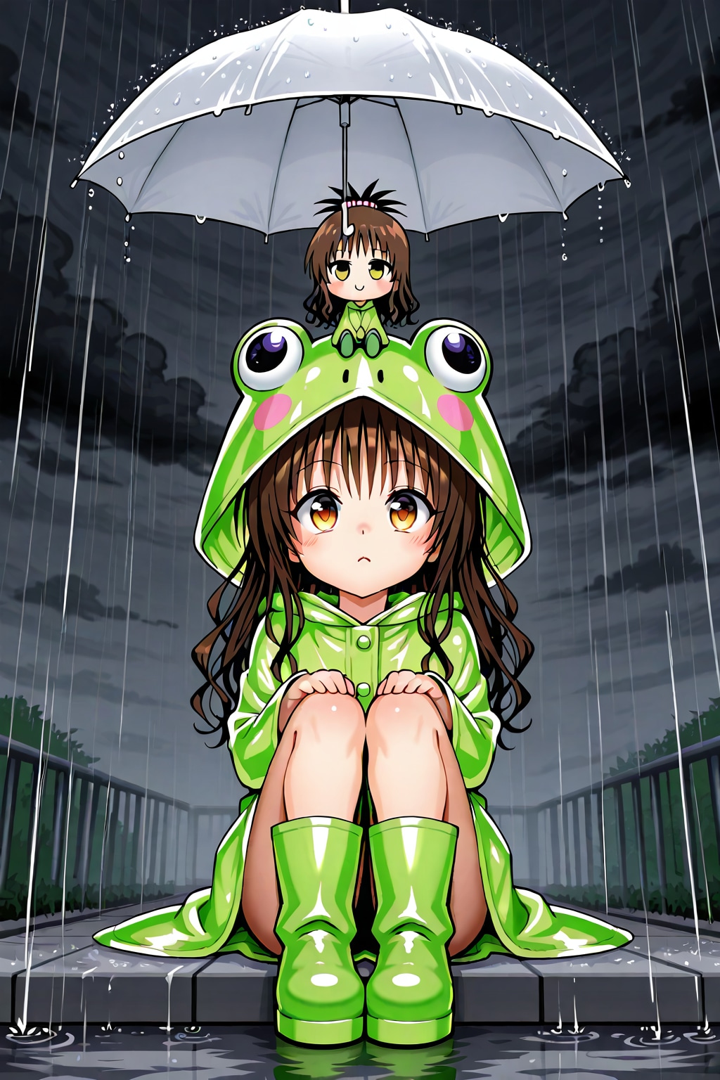 雨の日の結城美柑（ケロケロバージョン）