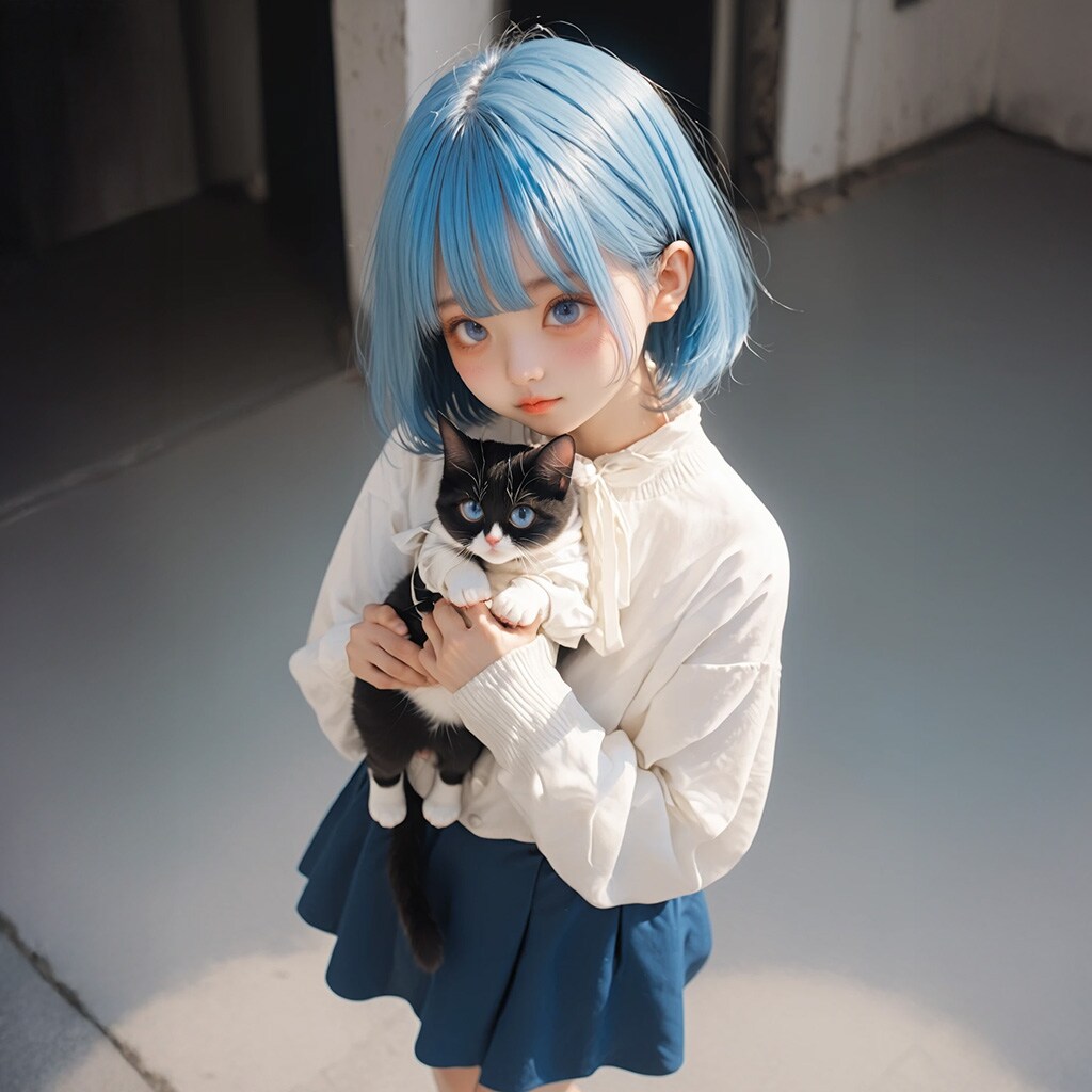 『パパ、猫飼って』（フォト版） | の人気AIイラスト・グラビア