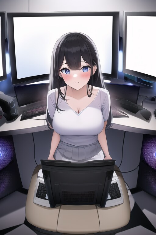 架空記事「美少女ネット戦士を取材！」