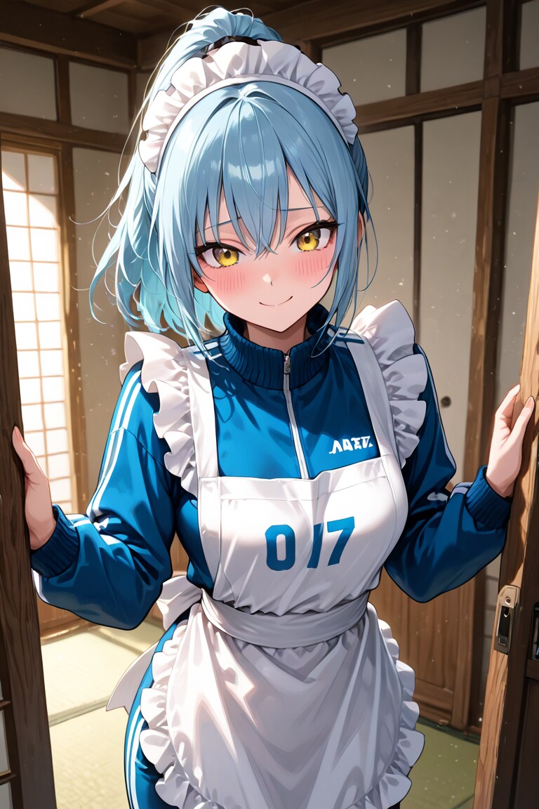 ジャージメイド汐美 | の人気AIイラスト・グラビア