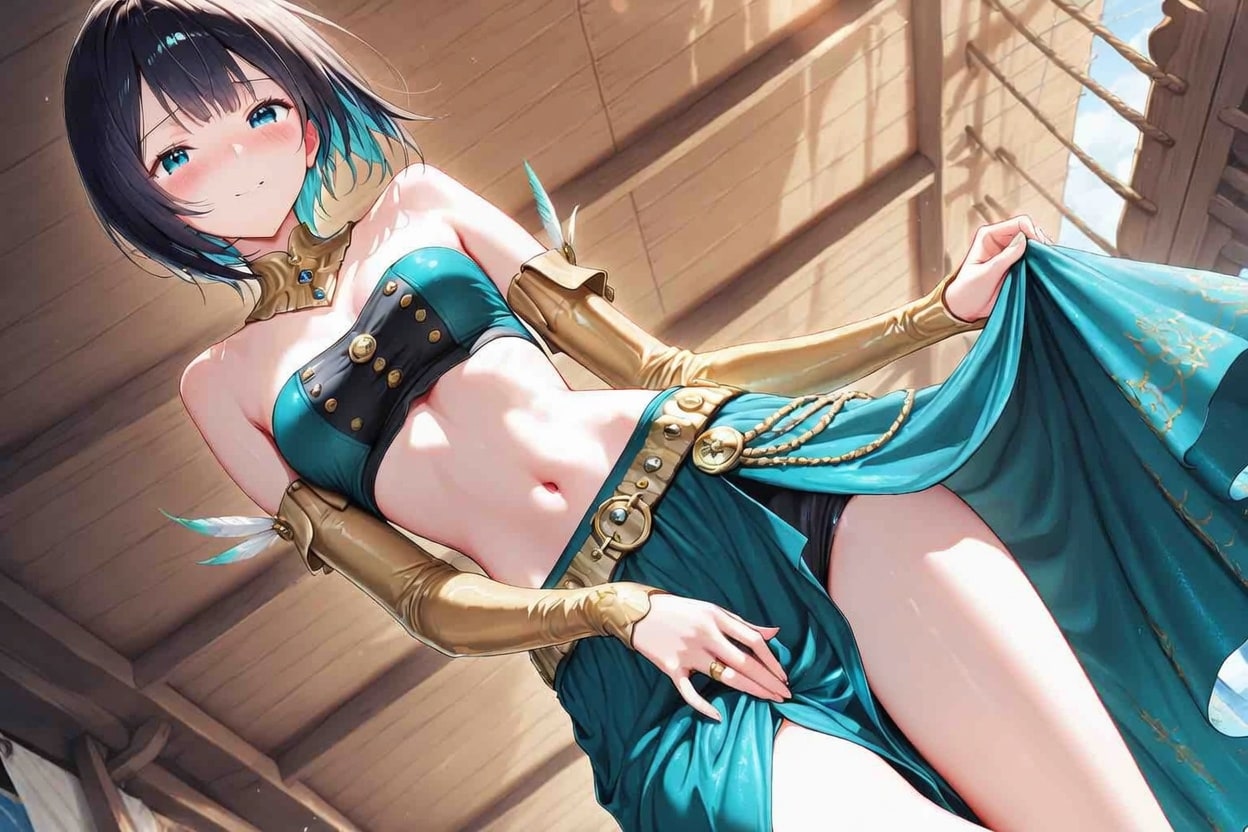 船上のファッションショー