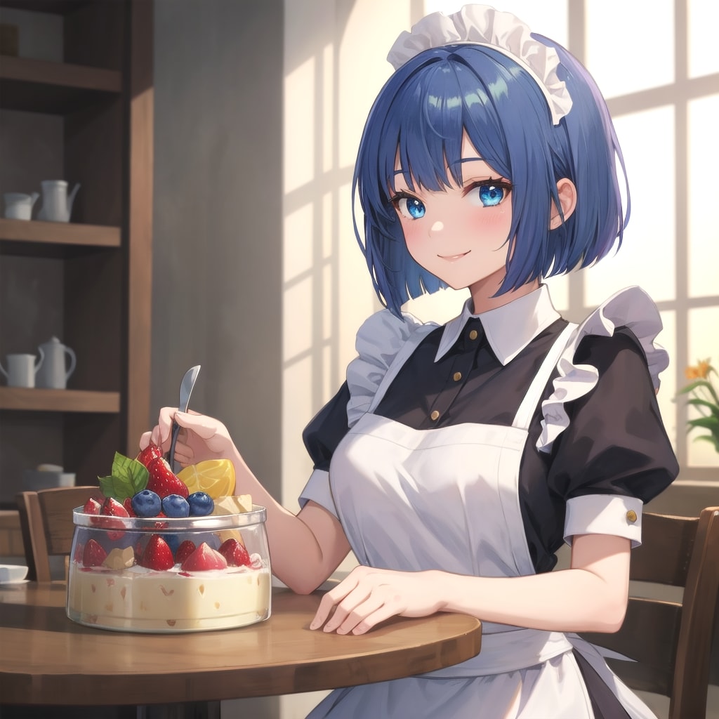 冬の日にパフェ食べまくるあいちゃんや　弾 | の人気AIイラスト・グラビア