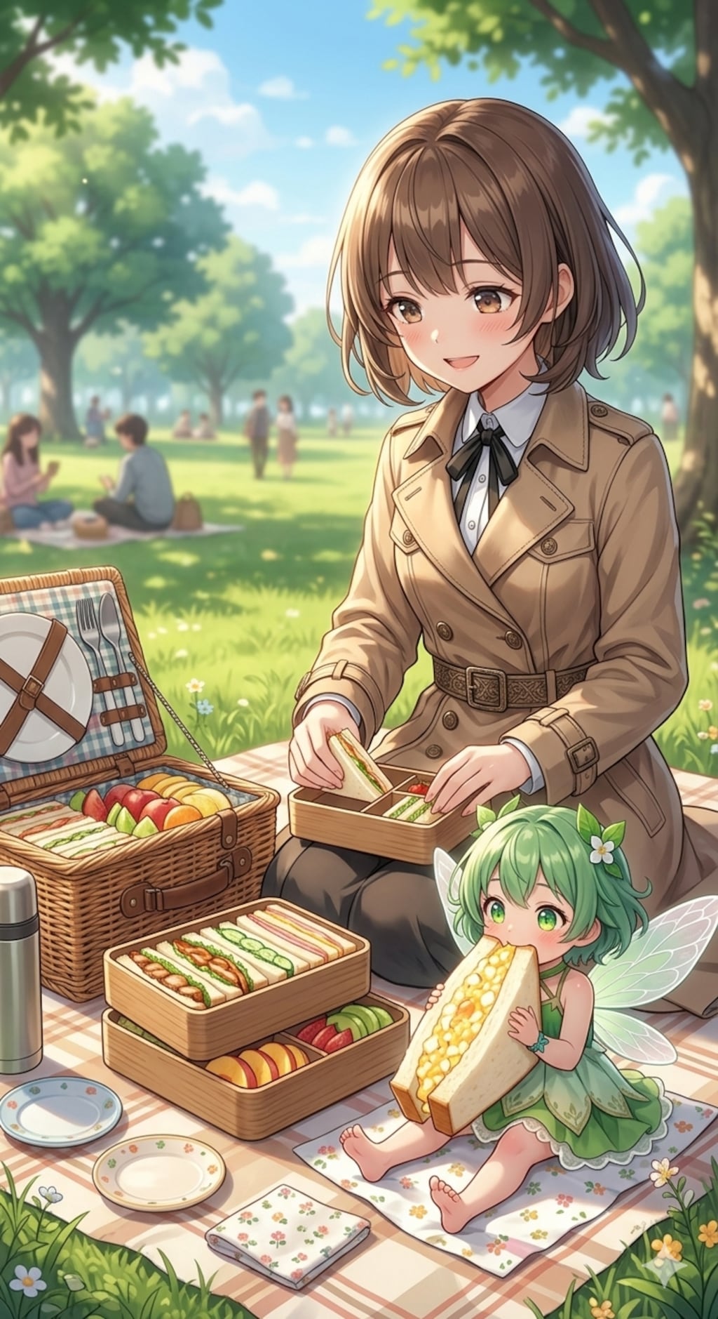 旅人少女と妖精さん〜ピクニックとサンドイッチ〜