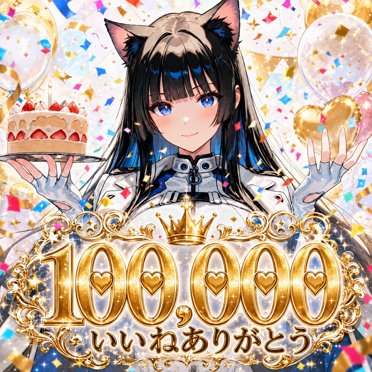 100,000いいねありがとう