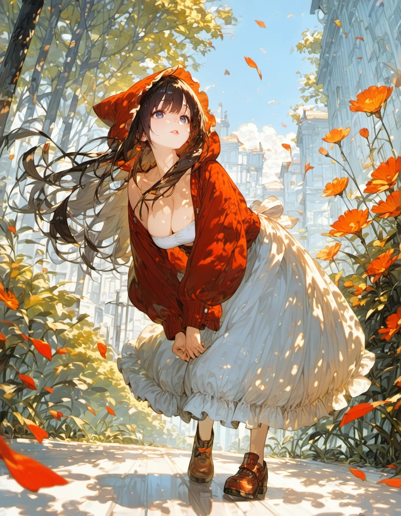 Little Red Riding Hood's Stroll | の人気AIイラスト・グラビア