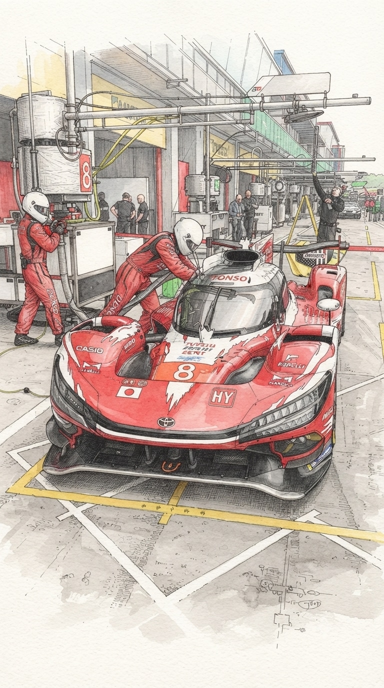 トヨタ・レーシング」の8号車トヨタTR010