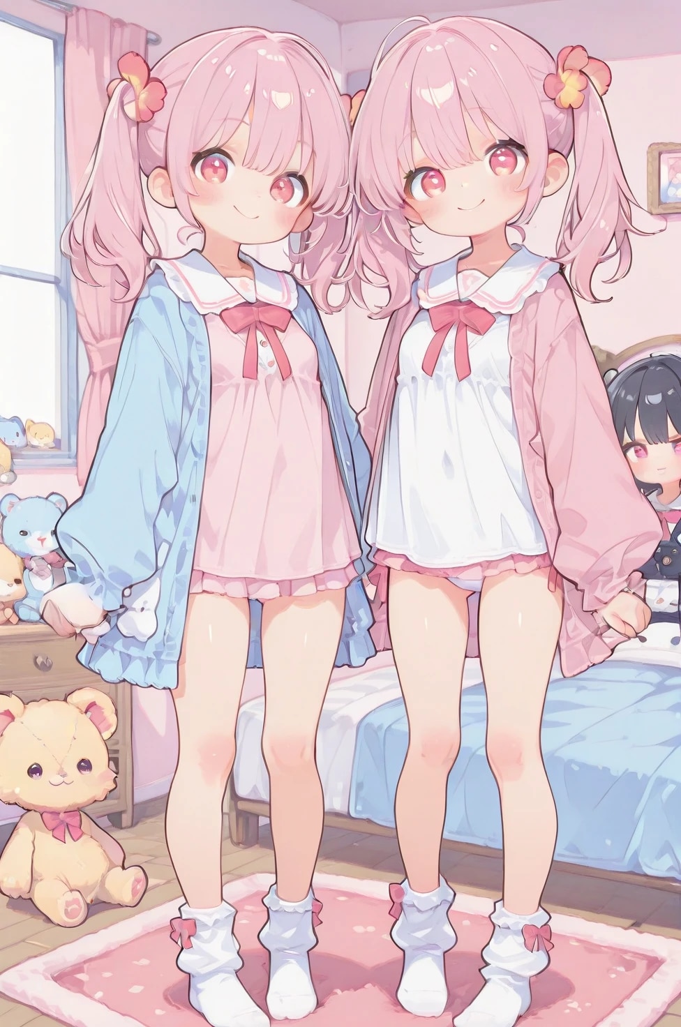 ピンク髪のゆるふわ | の人気AIイラスト・グラビア