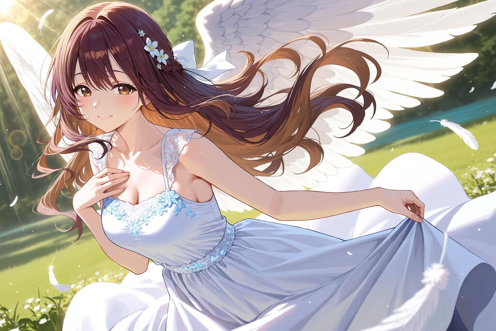 天使さん頑張ります