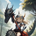 女騎士とドラゴンさん 12枚目