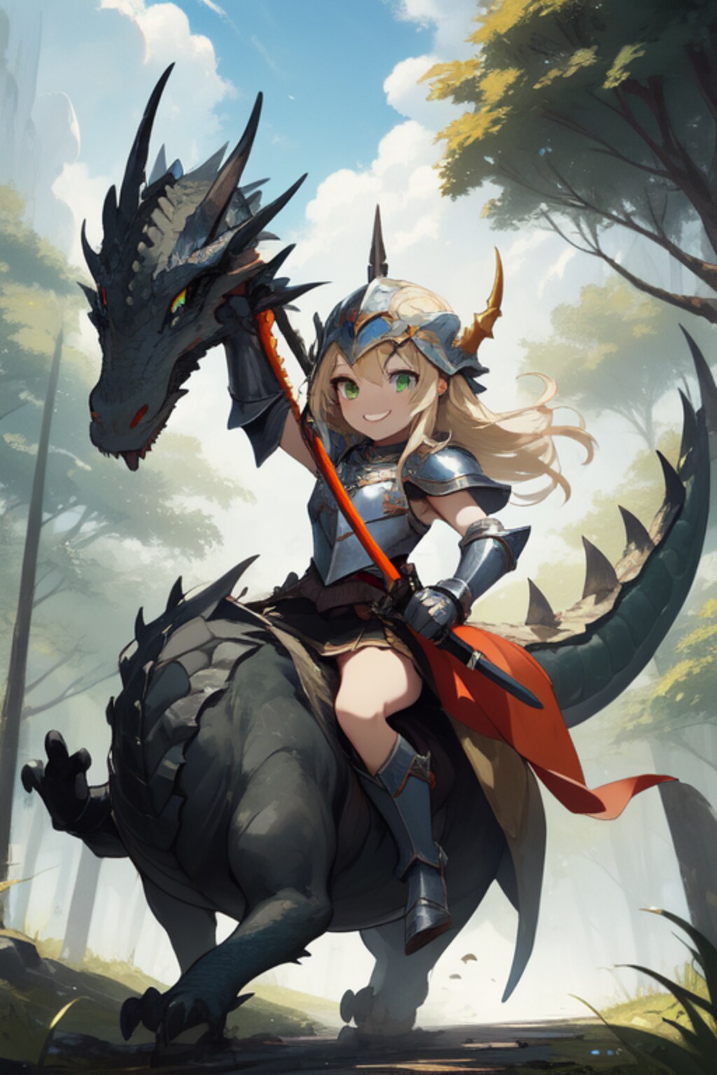 女騎士とドラゴンさん