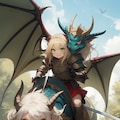女騎士とドラゴンさん 8枚目