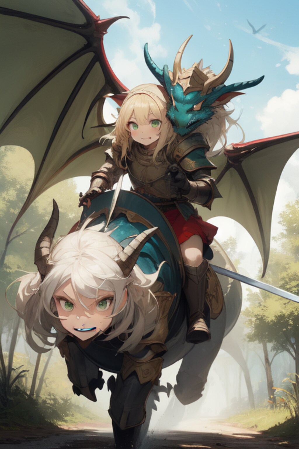 女騎士とドラゴンさん