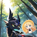女騎士とドラゴンさん 5枚目