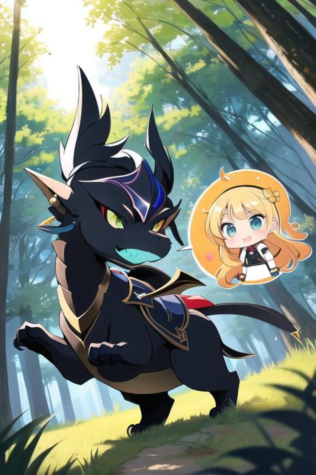 女騎士とドラゴンさん
