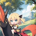 女騎士とドラゴンさん 4枚目