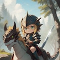 女騎士とドラゴンさん 7枚目