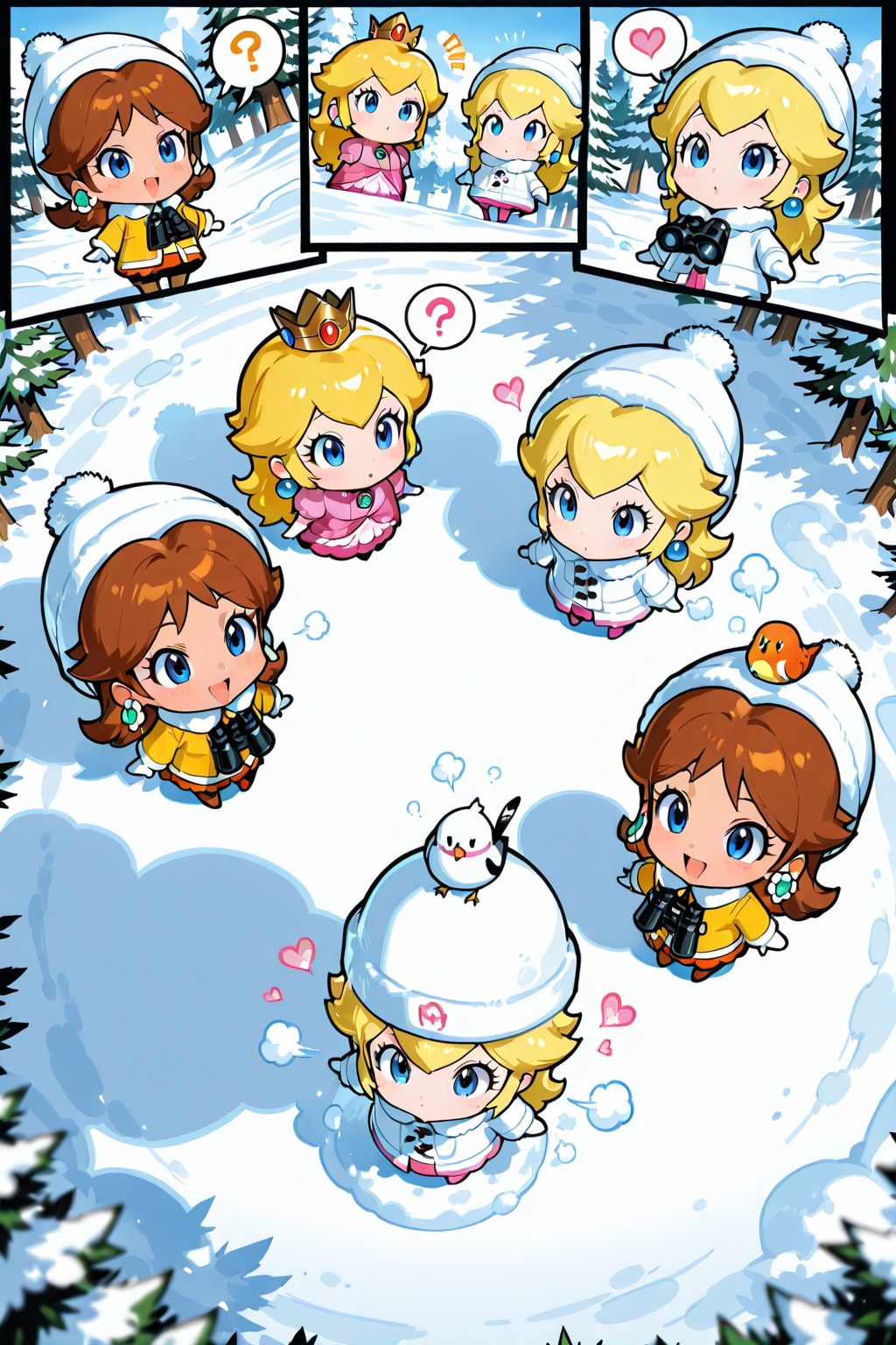 Snowbird Watching squad | の人気AIイラスト・グラビア