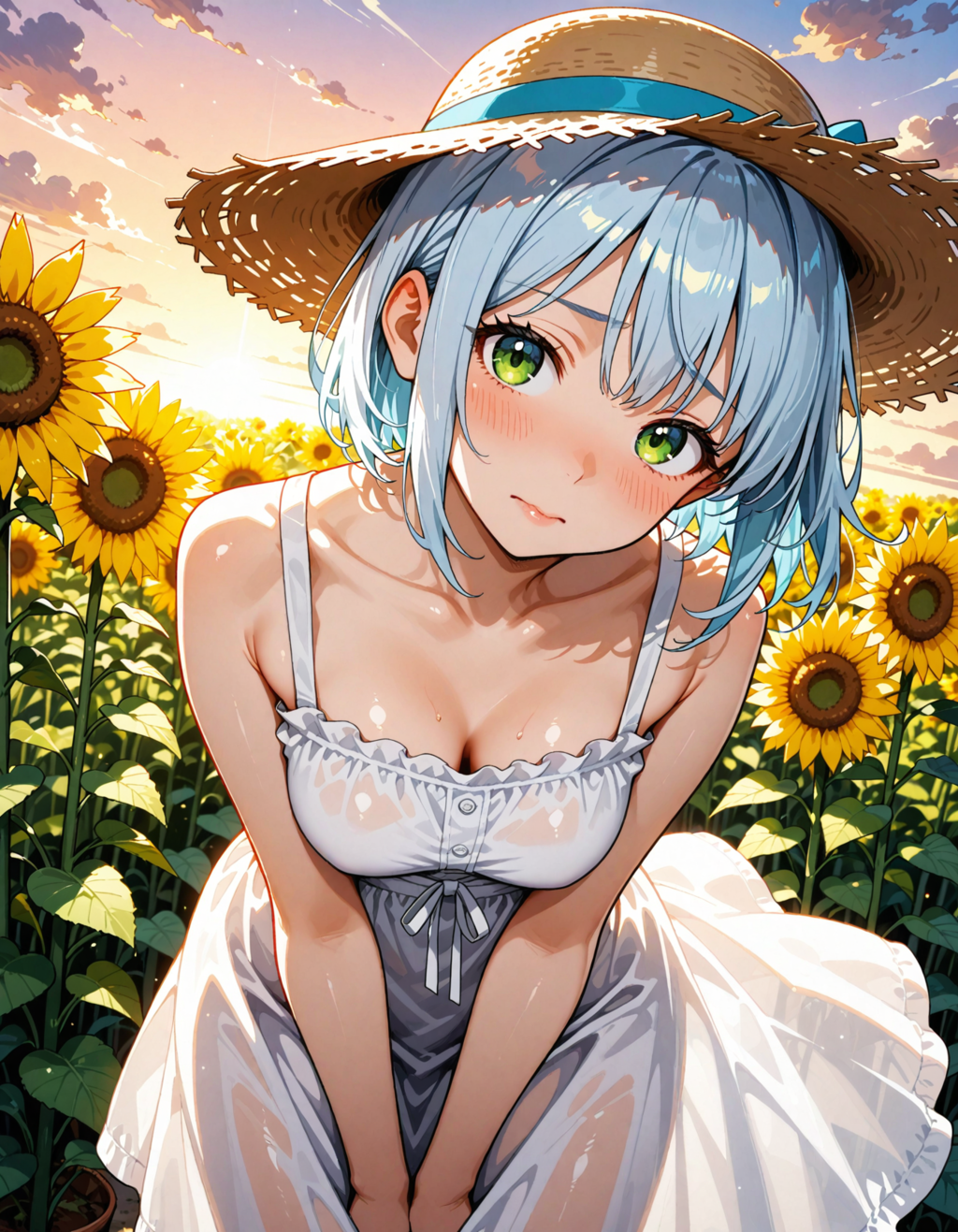 ひまわり畑の少女A