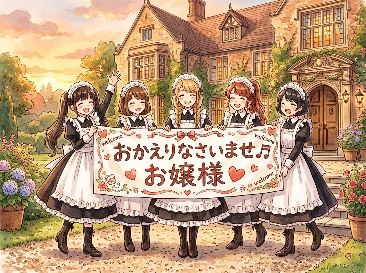 おかえりなさいませ♬お嬢様❤️ | の人気AIイラスト・グラビア