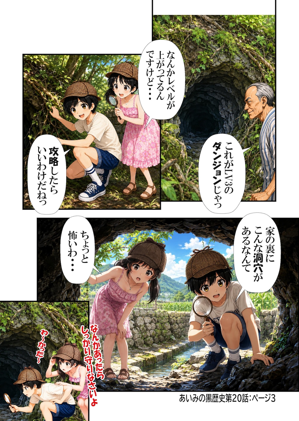 あいみのくろ歴史第２０話：いとこどうし❺思い出