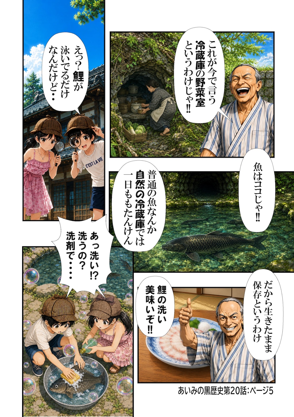 あいみのくろ歴史第２０話：いとこどうし❺思い出