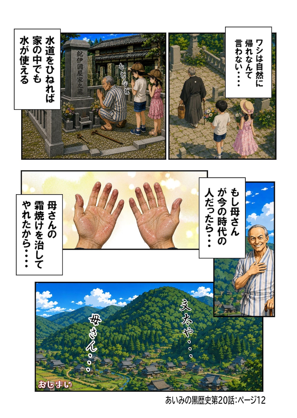 あいみのくろ歴史第２０話：いとこどうし❺思い出