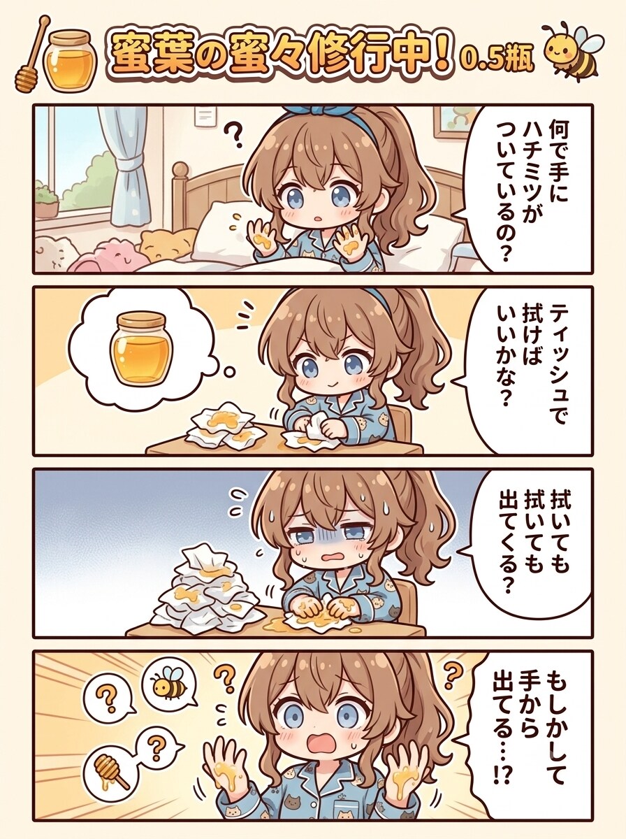 蜜葉の蜜々修行中！0.5瓶