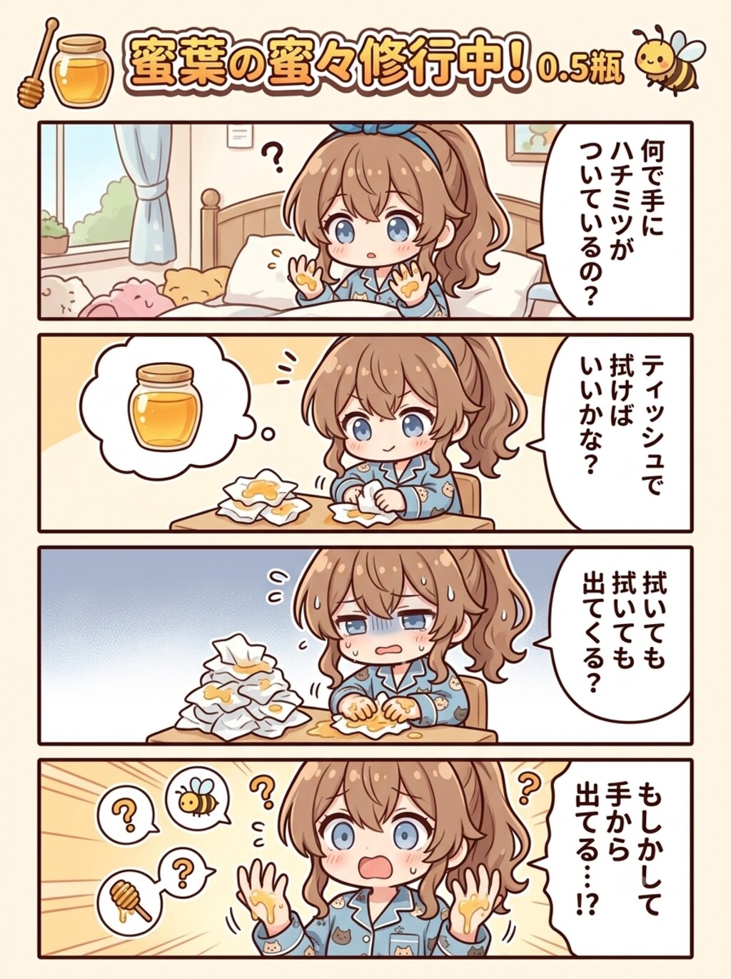 蜜葉の蜜々修行中！0.5瓶
