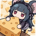 チーズ食べるゴスロリネズミ娘 2枚目