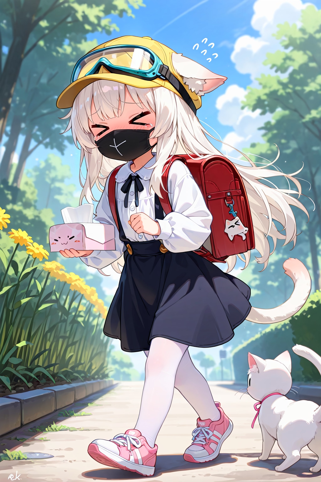 学校に行きたくないと泣いています