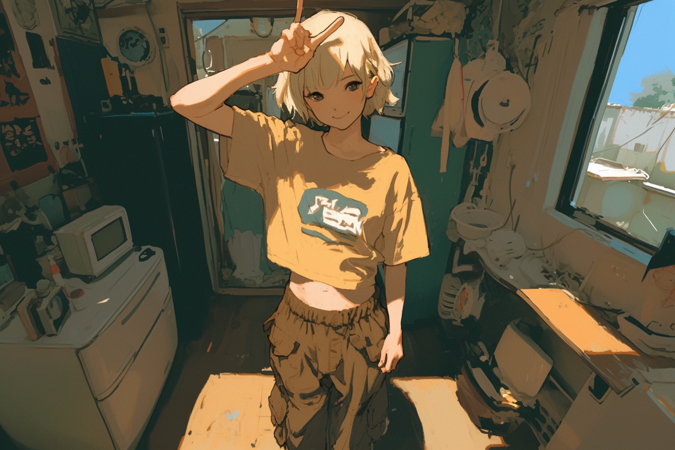 マッシュカットの子✨07