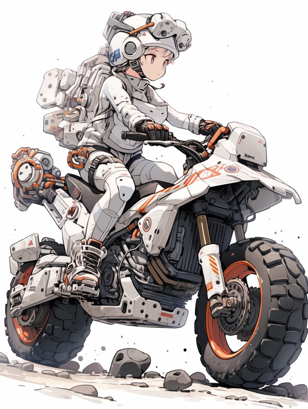 offroad bike sci-fi mode  酷道探検隊