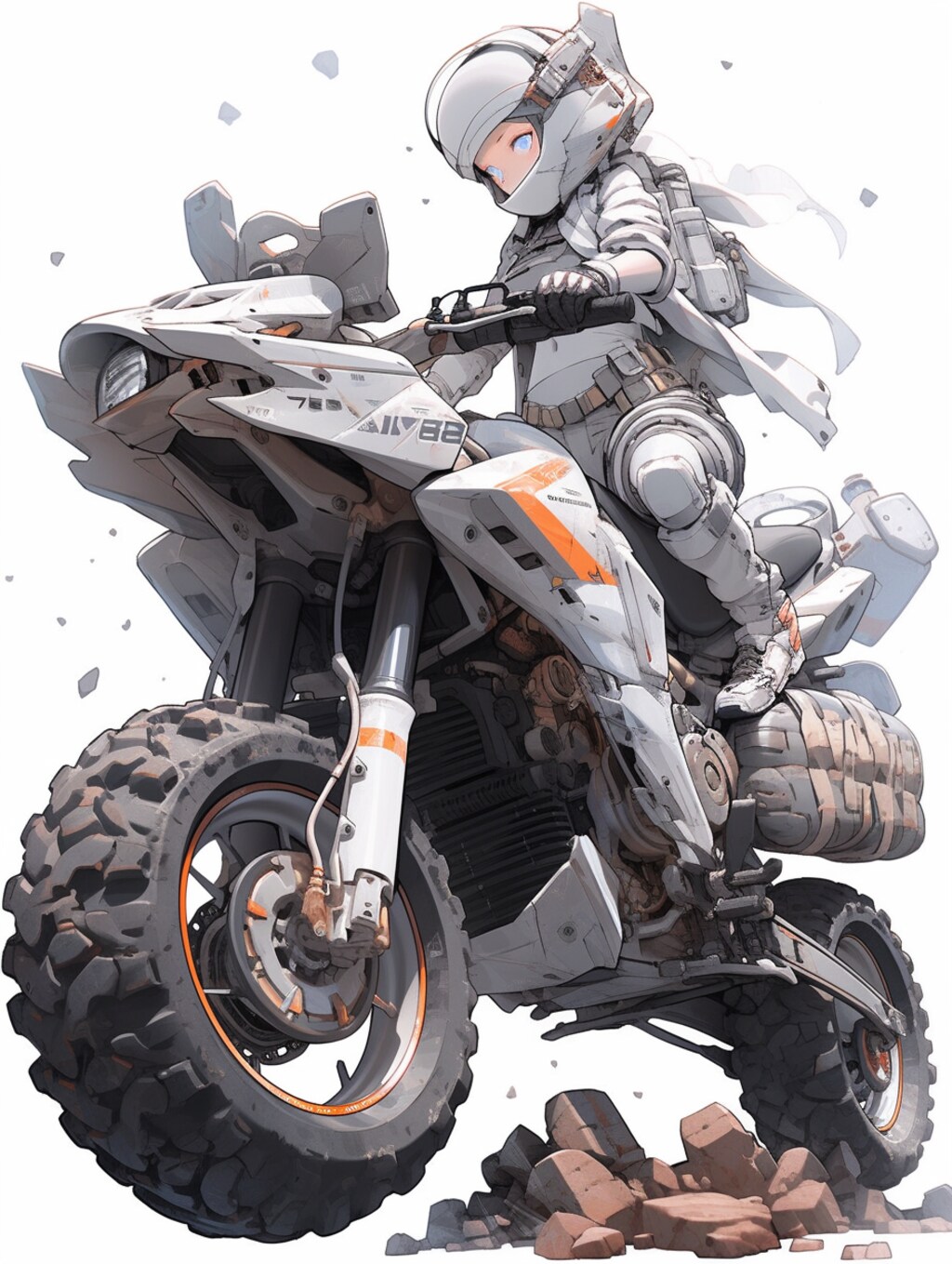 offroad bike sci-fi mode  酷道探検隊