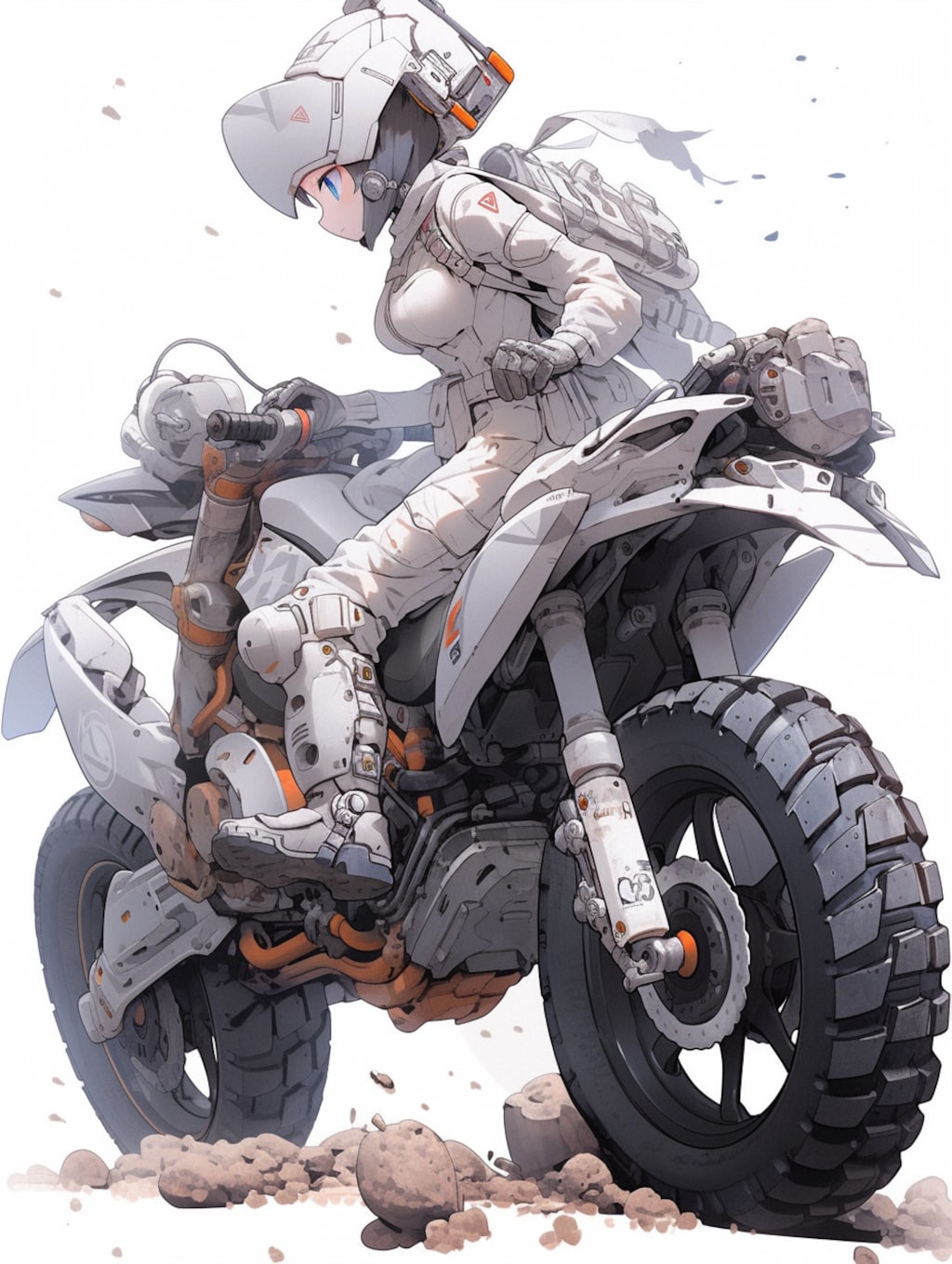 offroad bike sci-fi mode  酷道探検隊