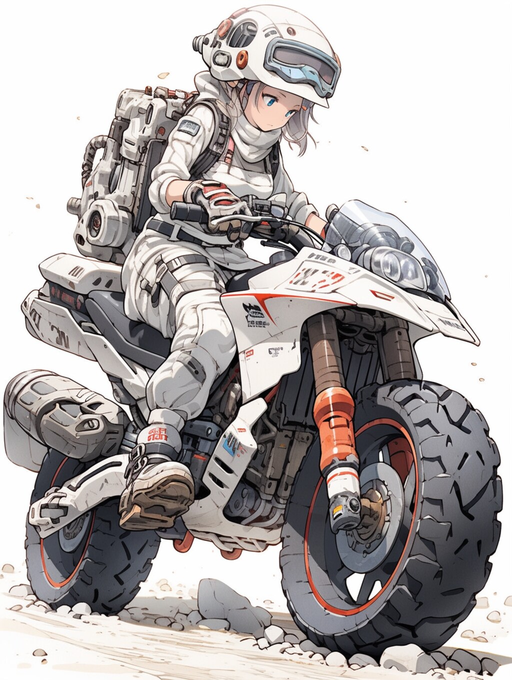 offroad bike sci-fi mode  酷道探検隊