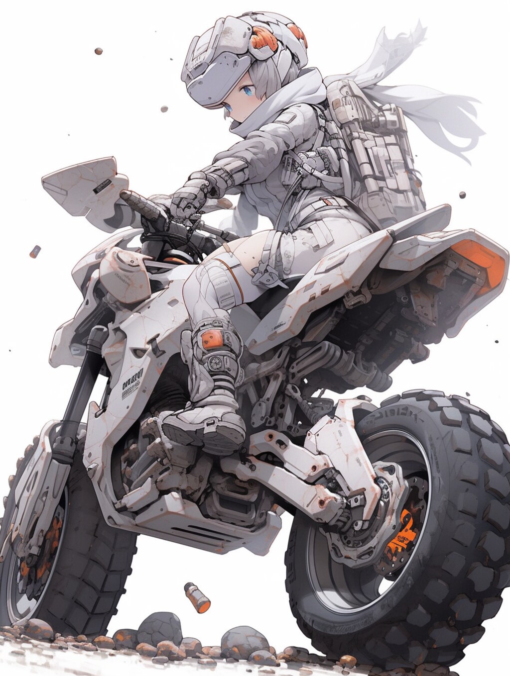 offroad bike sci-fi mode  酷道探検隊