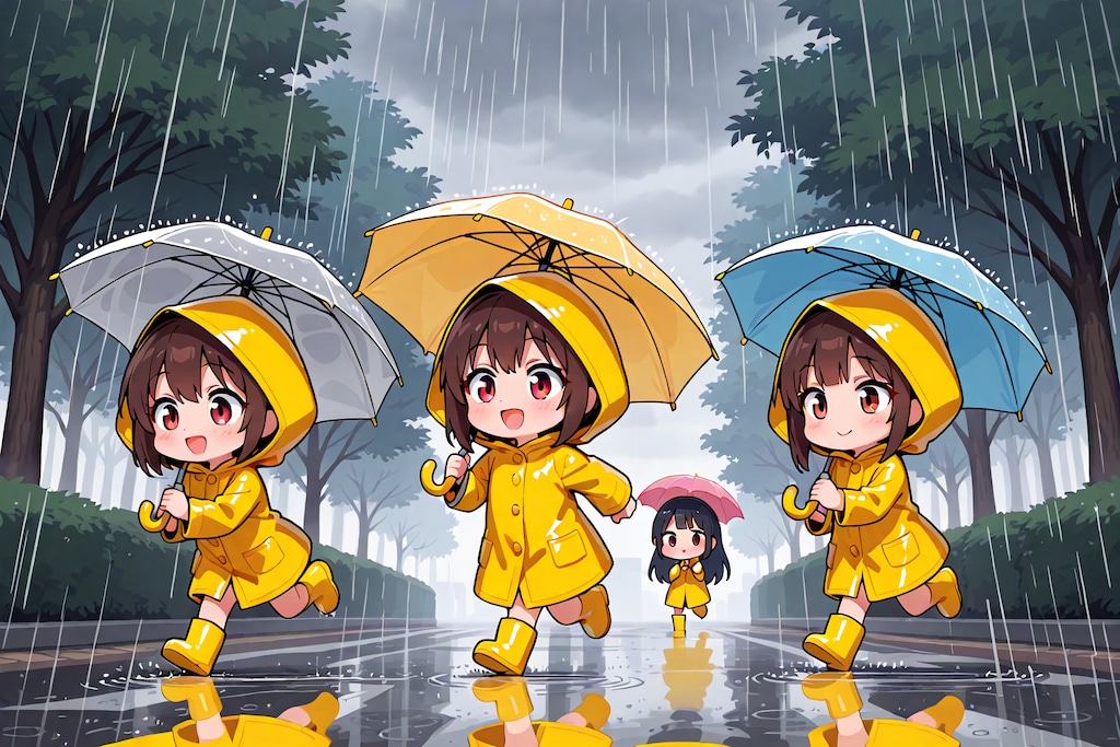 子供の頃って雨とかワクワクしたよね？