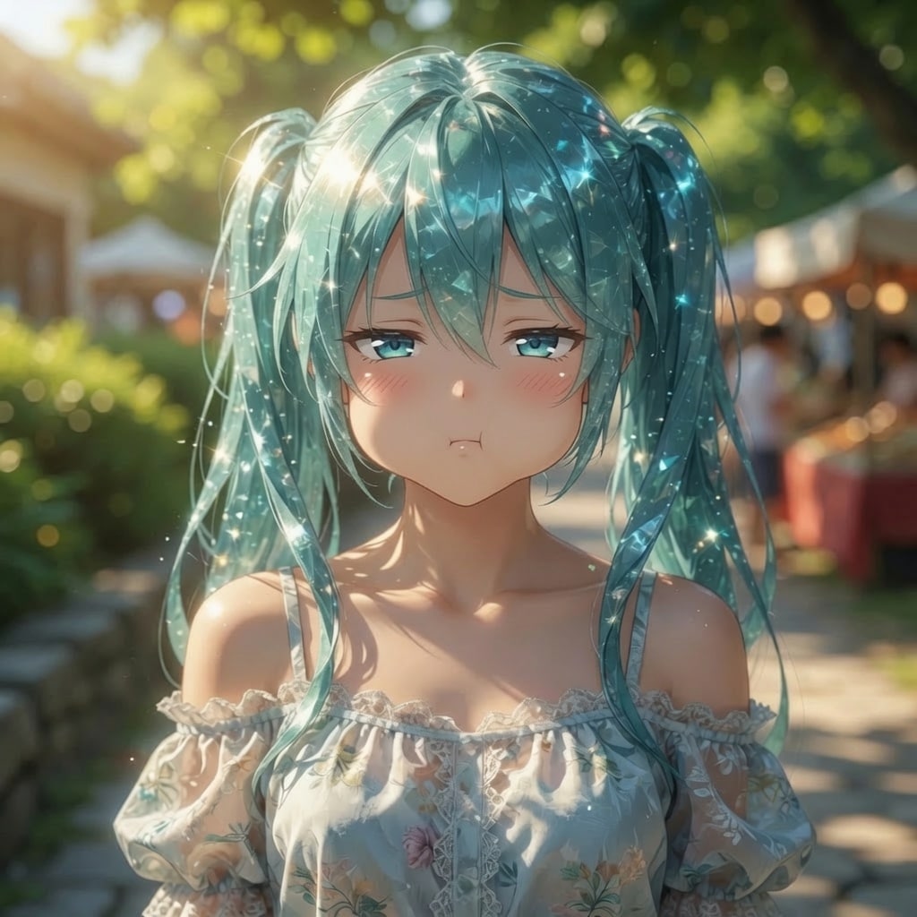 ミクさんプンプン😥