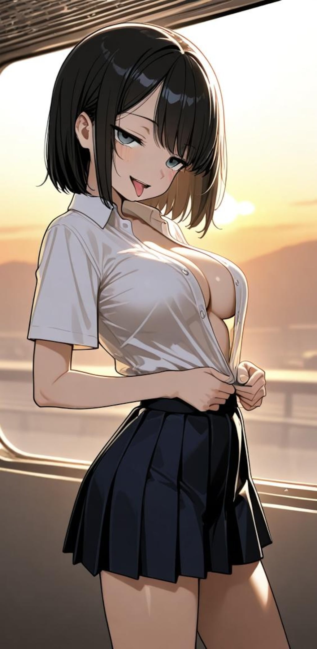 通学痴漢される　美琴ちゃん