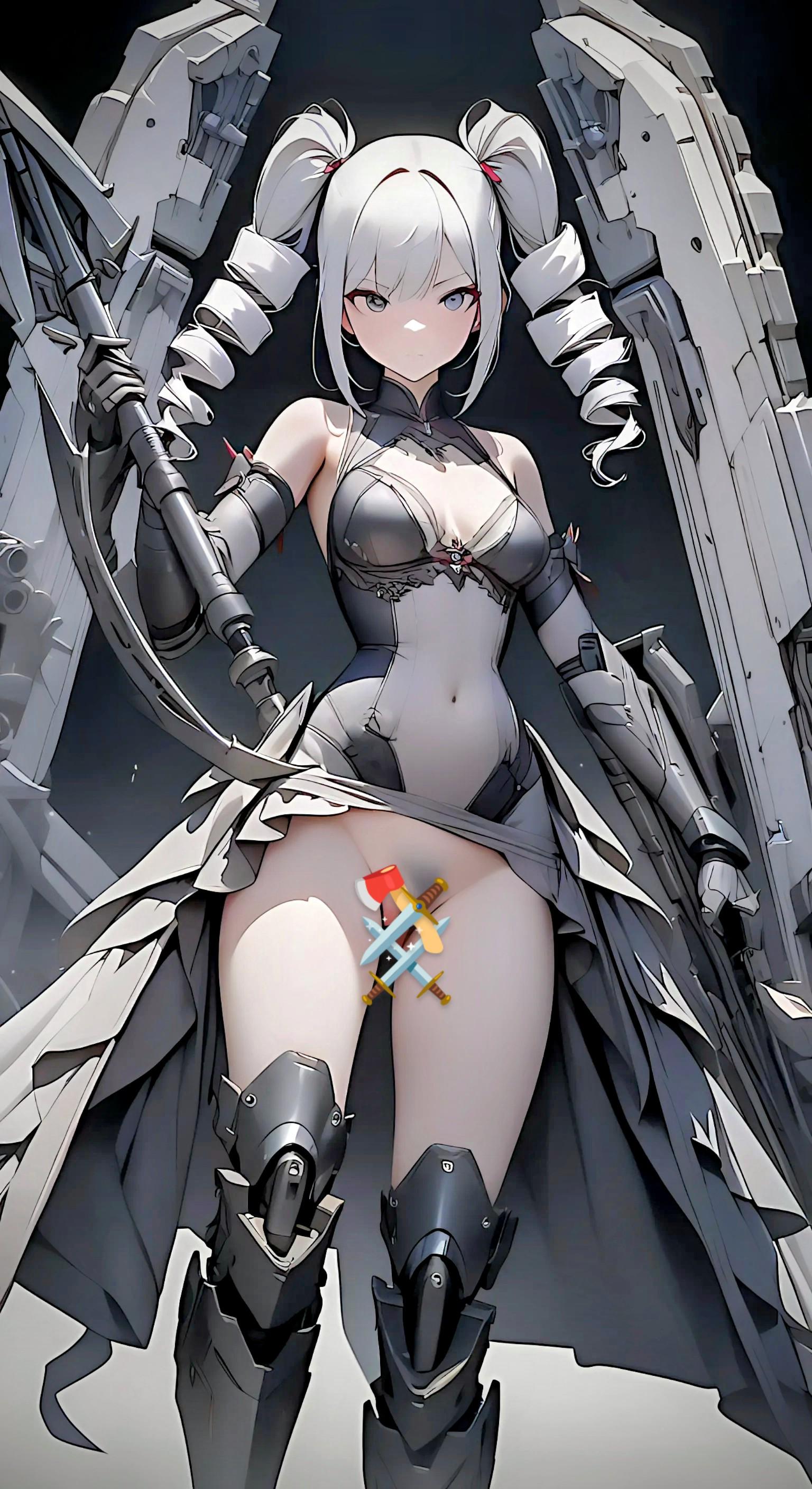 銀色の武器､銀色の女子の武器、