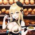 ヘソ出しチャイナドレスと赤身肉の天ぷらです 5枚目