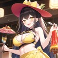ヘソ出しチャイナドレスと赤身肉の天ぷらです 2枚目