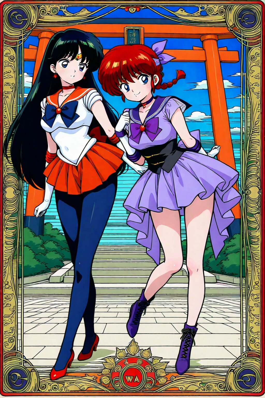 セーラーマーズと猫っぽいらんま